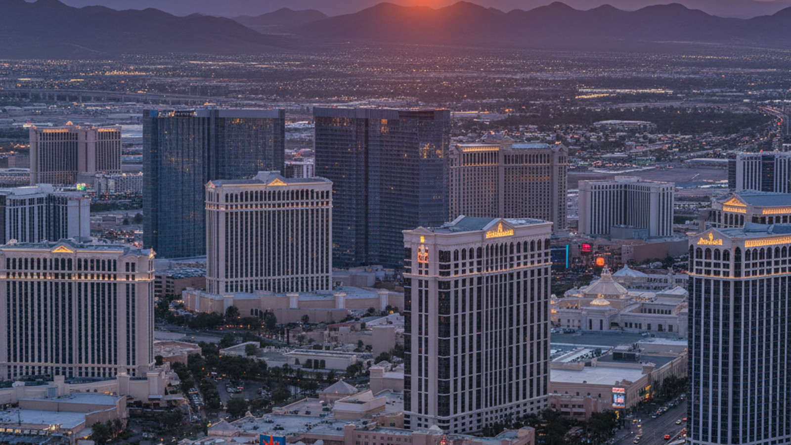 Henderson Nevada master-planned community with mountain views and desert landscaping